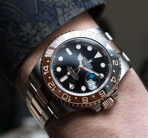 rolex gmt master gold brown|rolex gmt master time zone.